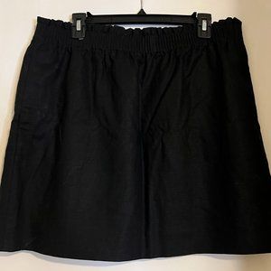 J Crew Black mini skirt **Size 14**